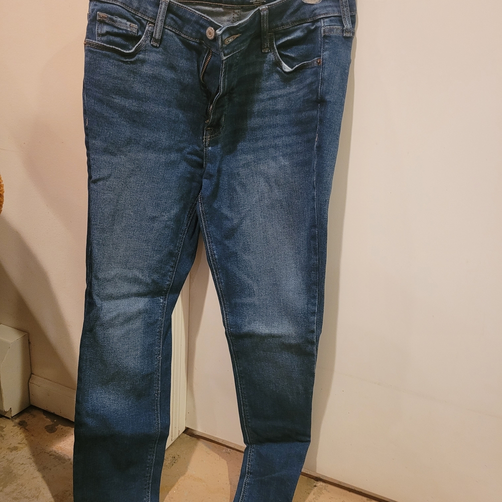 Old Navy Light Blue High Rise Rockstar Super Skinny Jeans